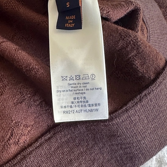 LOUIS VUITTON Pre-owned Monogram Hoodie Brown size S - Picture 2 of 5